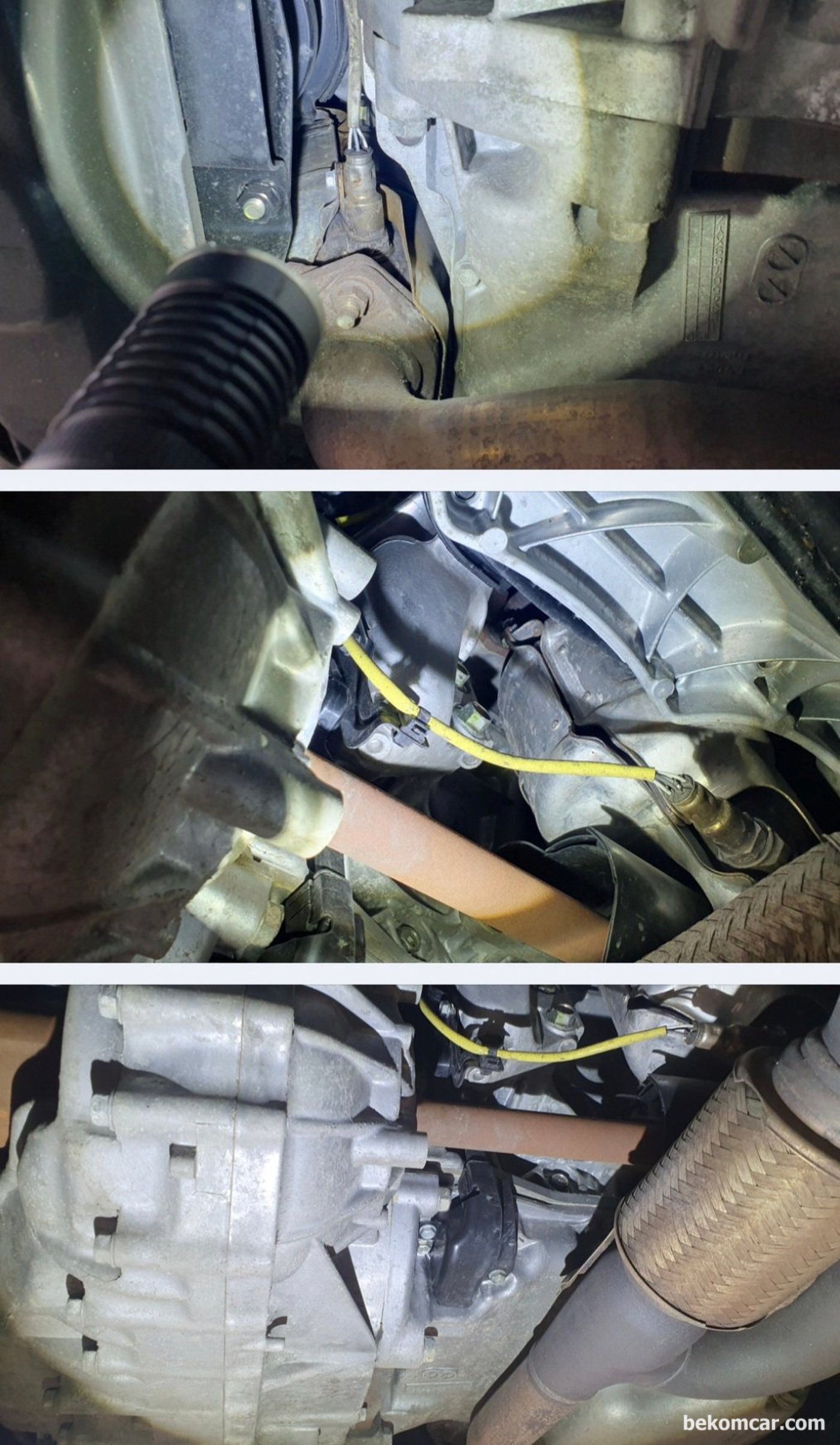 혼다 어코드 2010년 V6 VCM3.5L 중고차 구매점검 기록이다. 전형적인 누유부분이 아주 깨끗하다. 다만 파워펌프 호스에서 누유가 있다. 어렵지 않는 작업이라서 다행이다.|贝科姆汽车 (bekomcar)