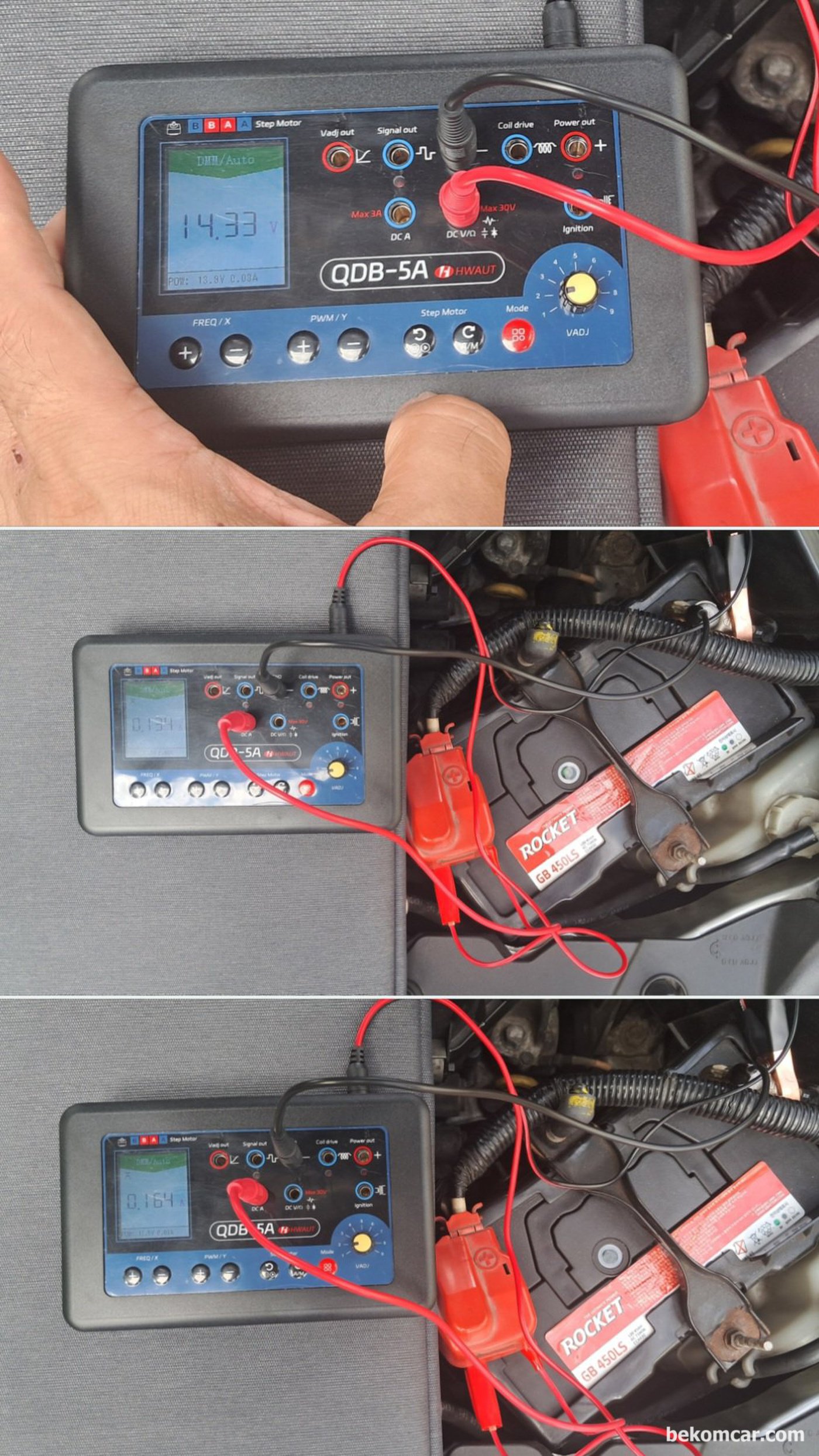HWAUT Automobile Actuator QDB-5A 사용|贝科姆汽车 (bekomcar)