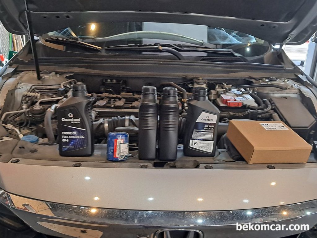 혼다 어코드 2019 엔진오일교환 및 진단기 기본점검|bekomcar.com