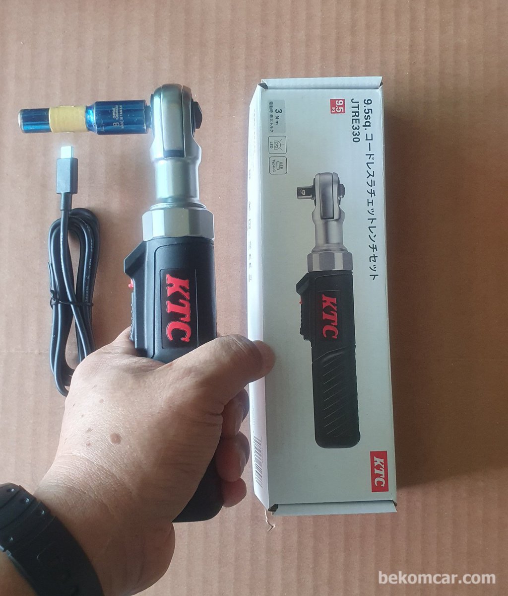 JTRE330, KTC, Cordless Ratchet Wrench|ベコムカー (bekomcar)