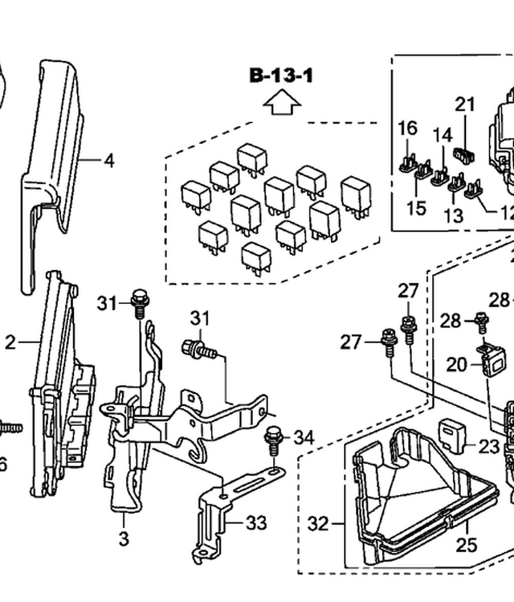 MULTI BLOCK (100A/70A) #38231-SDA-A01|bekomcar.com