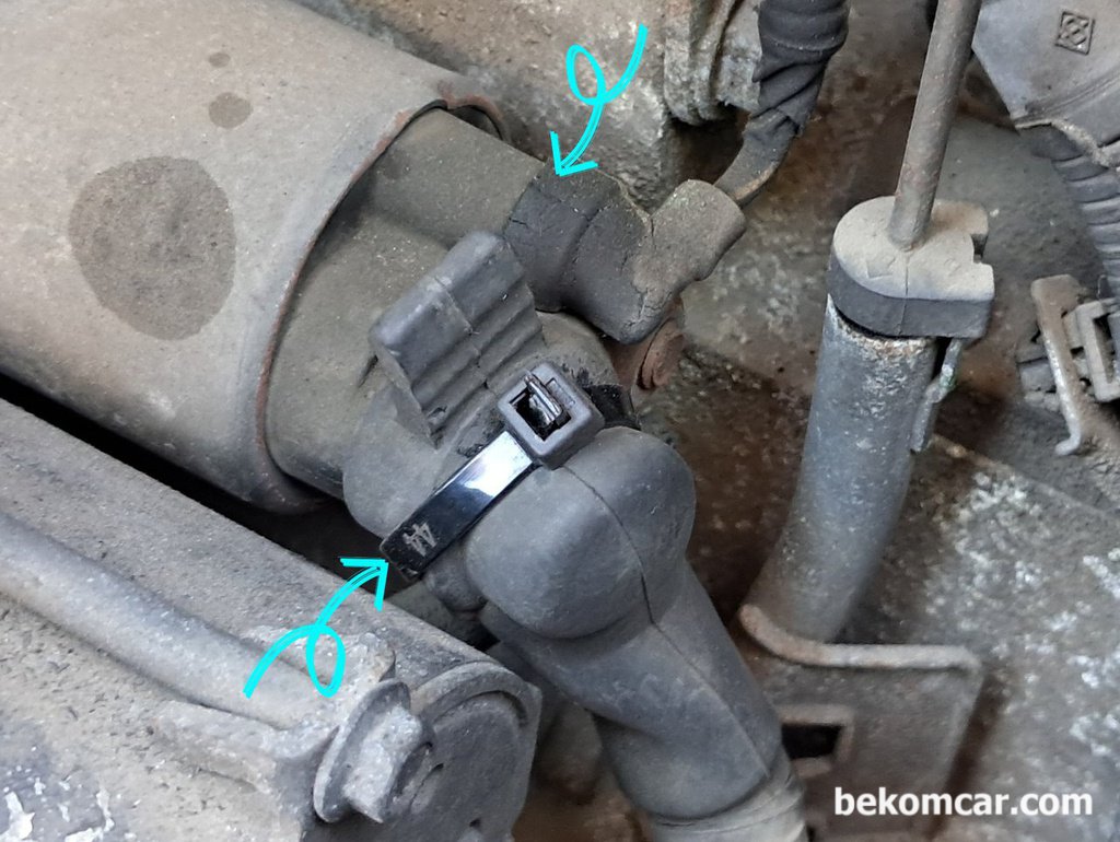 스타터모터 b+ 코넥터 외부노출 녹발생 정비|بيكومكار  (bekomcar)