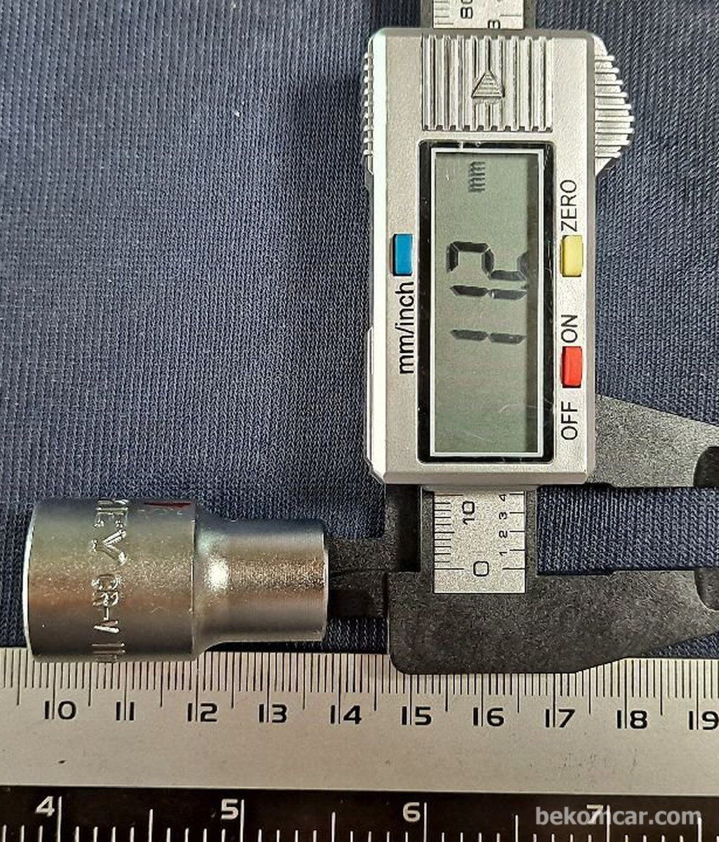 11mm 6 点插座，1/2"|贝科姆汽车 (bekomcar)