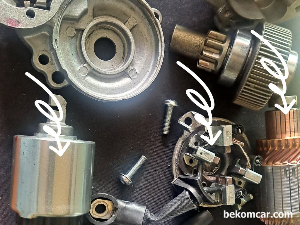 자동차 시동모터의 가장흔한 고장부분, 과학적 진단가능할까?|بيكومكار  (bekomcar)