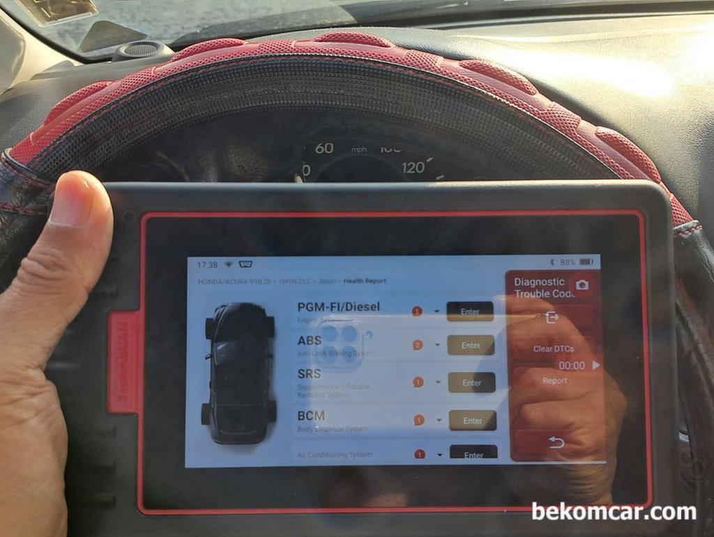 혼다 오딧세이 엔진체크등 진단, P0137 DTC|贝科姆汽车 (bekomcar)