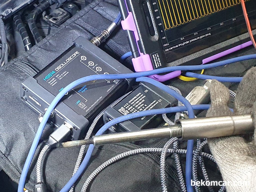 HS514 & PS100, 예열플러그 디젤압축압력측정, 기아자동차 카니발|بيكومكار (bekomcar)