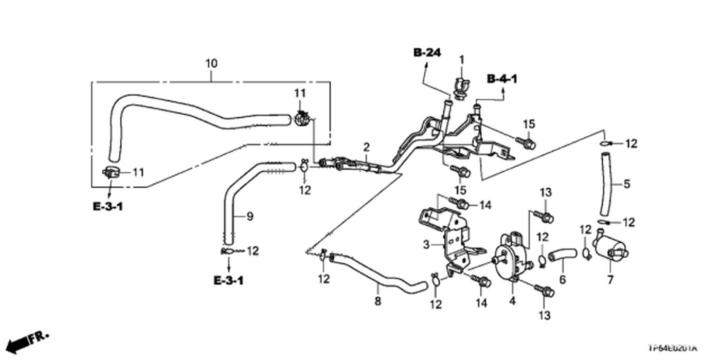 #4, 36162-RRA-A01 Valve Assembly, Purge Control Solenoid (PCSV)|بيكومكار (bekomcar)
