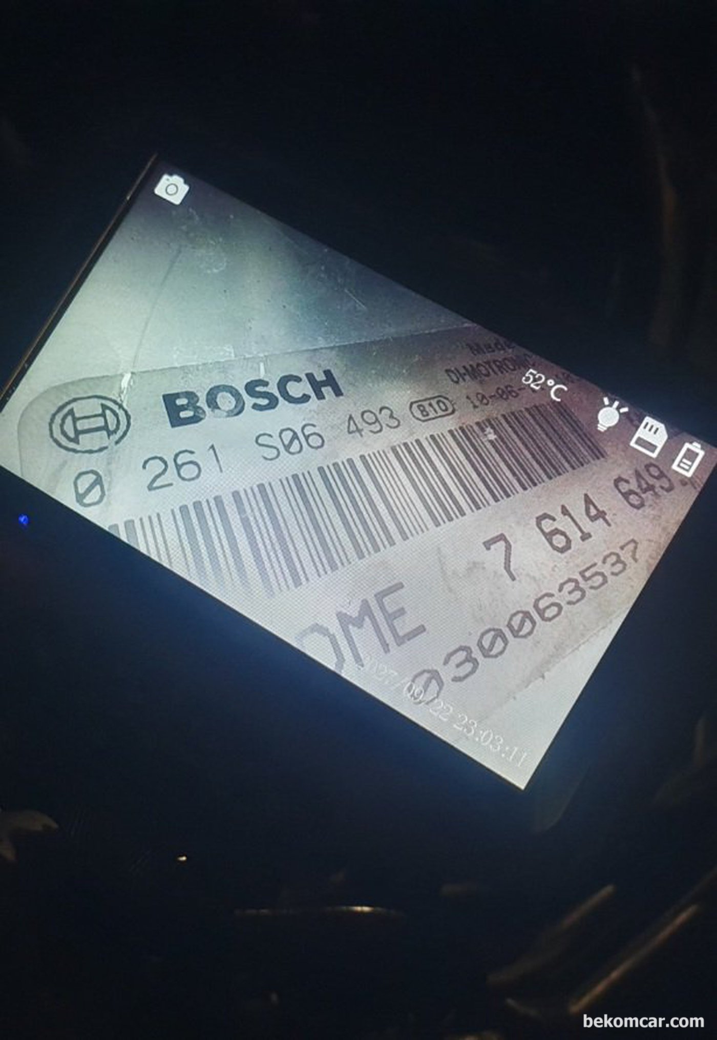 2010 GT N55 보쉬 DME 7 614 649 이다.|بيكومكار (bekomcar)