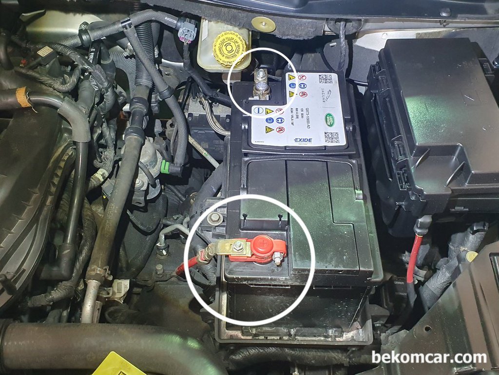 배터리 터미널 단자는 꼭 관심을 가지고 제대로 작업 필요, 시동 꺼질수 있음|بيكومكار  (bekomcar)