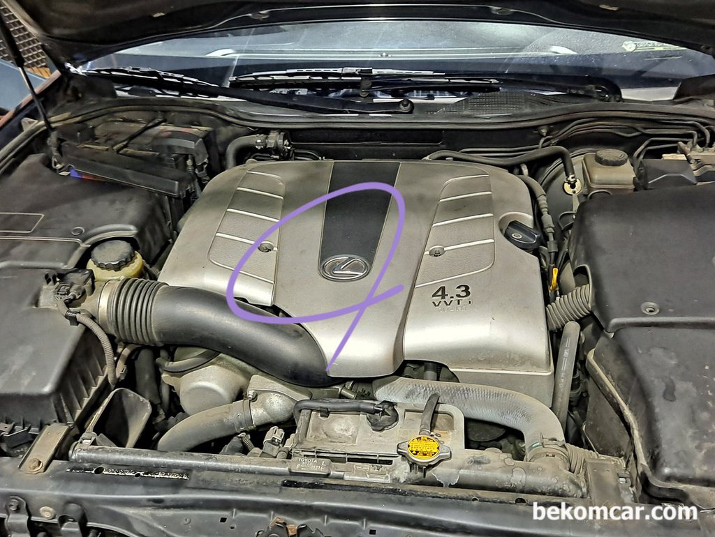 렉서스 LS430 4.3L 하체 누유 및 알터네이터 점검|بيكومكار (bekomcar)
