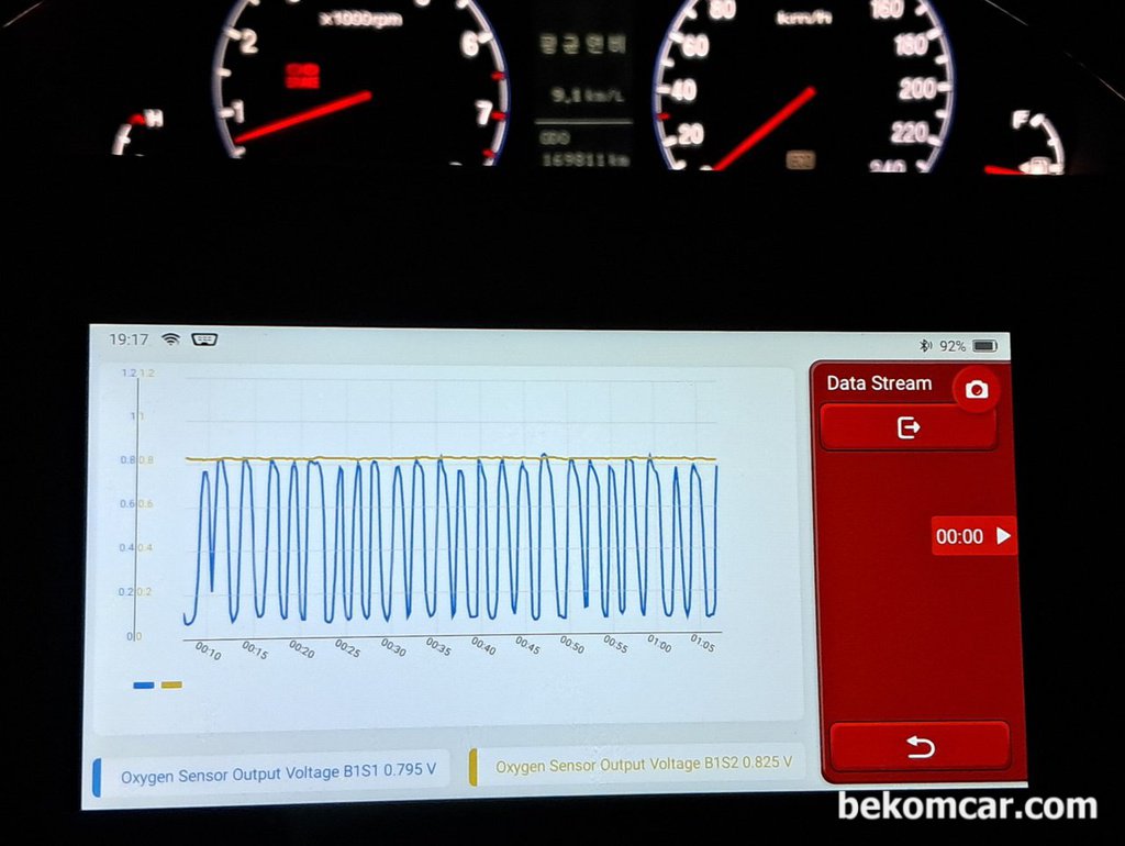 현대자동차 그랜저 TG Q270 촉매상태, 매우좋다.|ベコムカー (bekomcar)