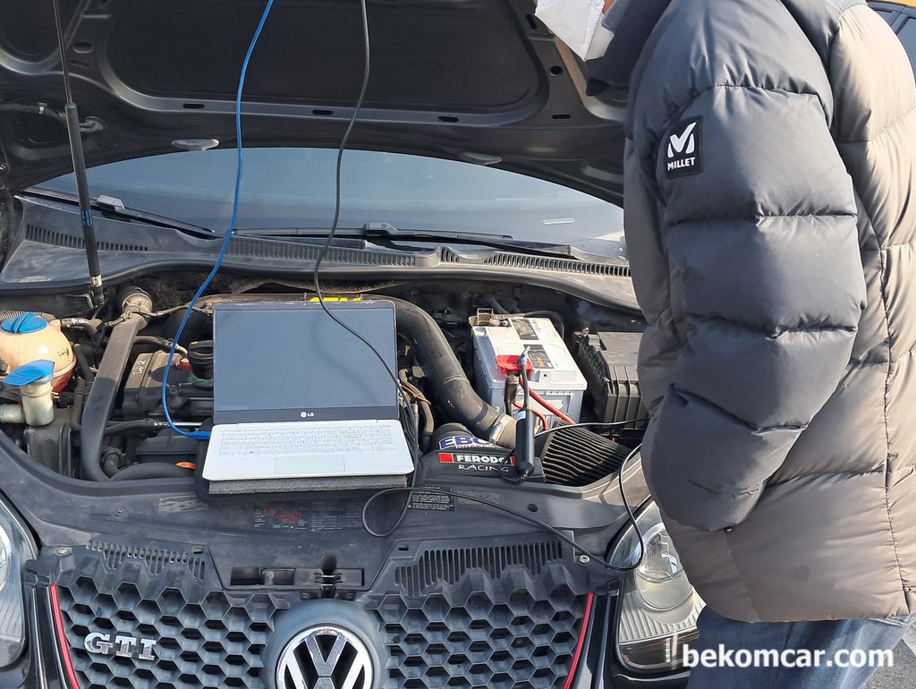 VW 골프 2.0L GTI 2006년 185,204km주행 산소센서 진단|بيكومكار (bekomcar)