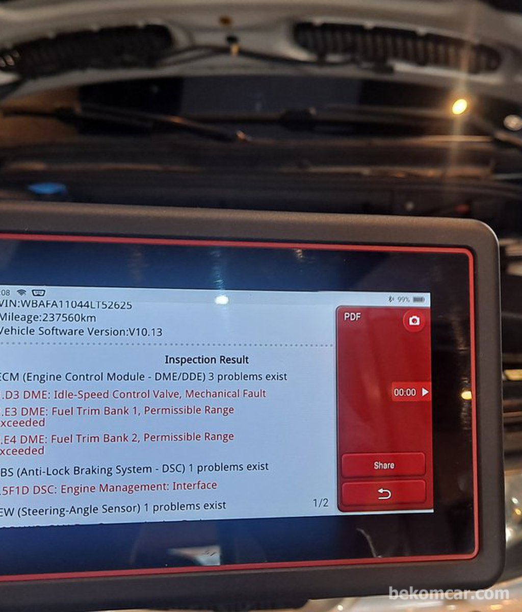 BMW X5 IAC밸브. 수리하느냐 교환하느냐, 정비사의 판단이 중요|贝科姆汽车 (bekomcar)