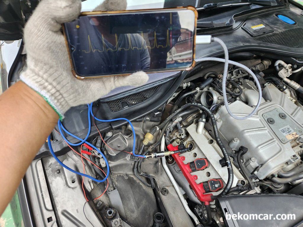 아우디 A7 3.0T TFSI 캠새프트 타이밍 진각상태 'P052A00' 진단기록|bekomcar.com