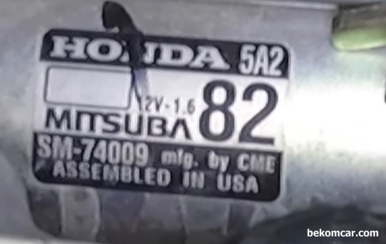 MITSUBA Starter Motor SM 74009 متوافق مع الجيل التاسع, None|بيكومكار (bekomcar)