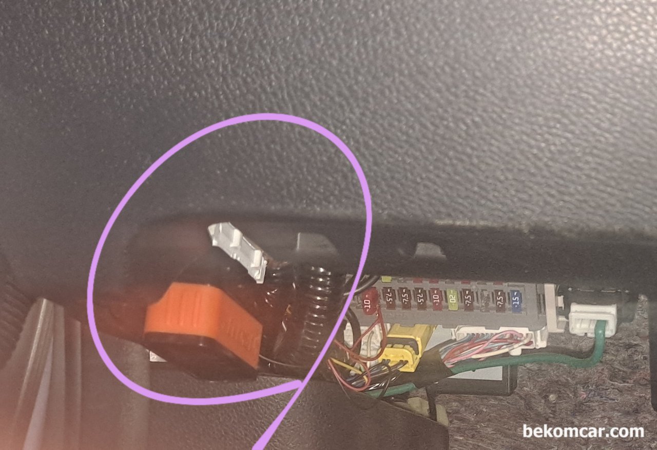 어코드 9세대 OBD2 연결어떻게 하나요? OBD2 콘넥터를 못 찾겠어요., None|بيكومكار (bekomcar)