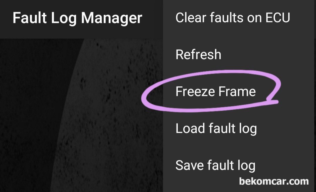자동차진단시 블랙박스 나 CCTV 역할을 하는 Freeze frame data (FFD) 는 무엇이고 왜 중요한가요?, None|bekomcar.com