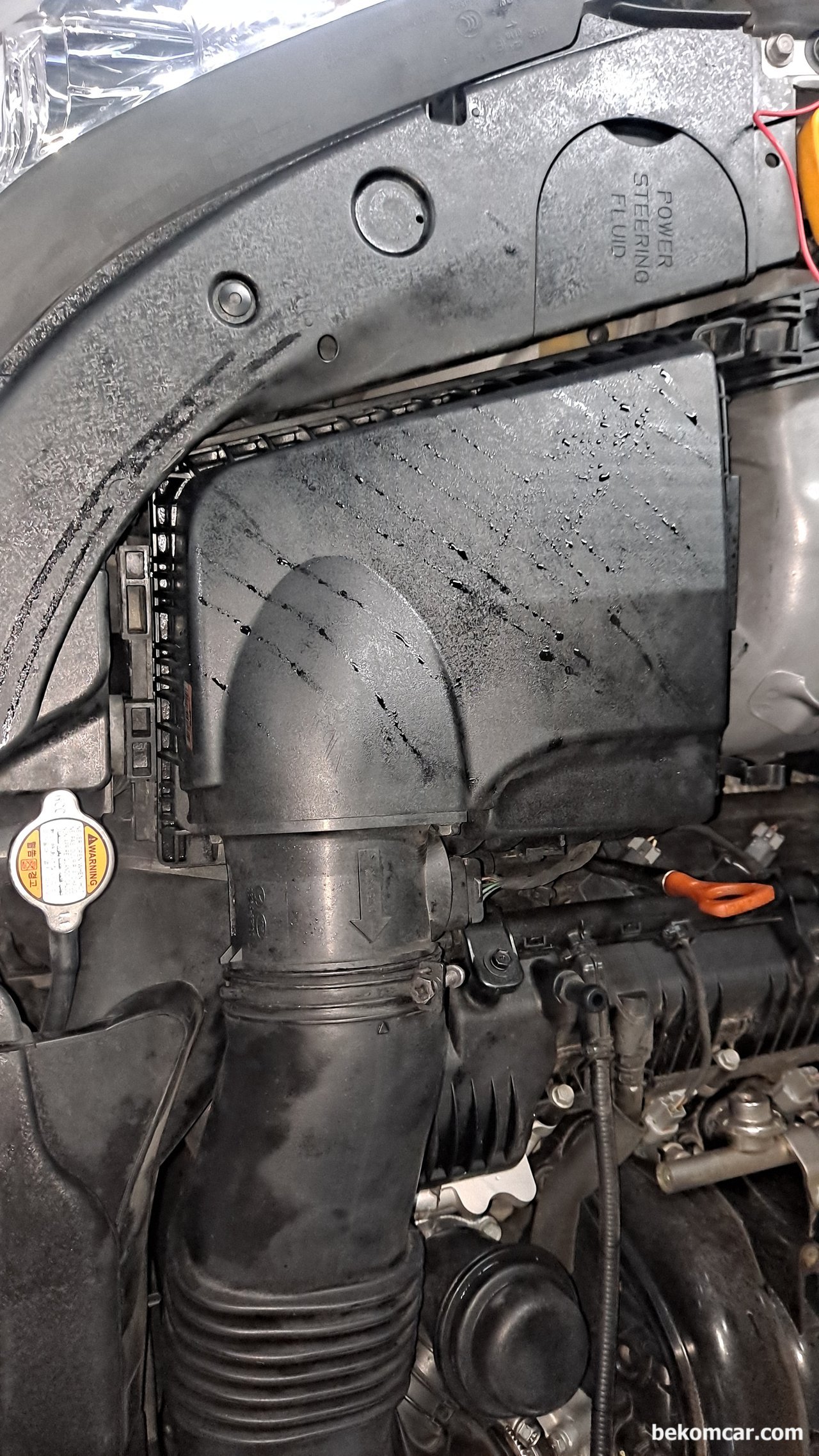 현대 제네시스 4.6L 8기통 자연흡기 엔진룸 사진이다, |贝科姆汽车 (bekomcar)