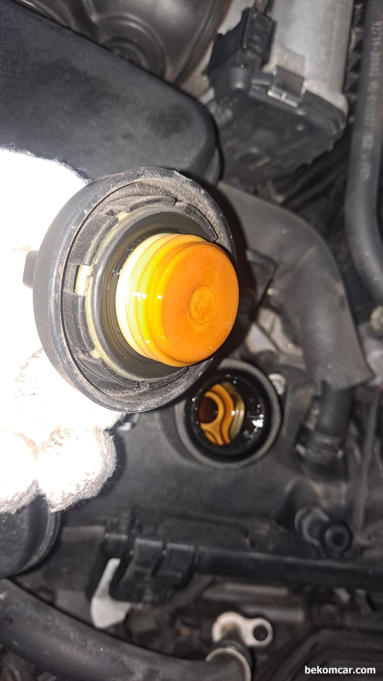 현대 제네시스 4.6L 8기통 자연흡기 엔진룸 사진이다, |贝科姆汽车 (bekomcar)