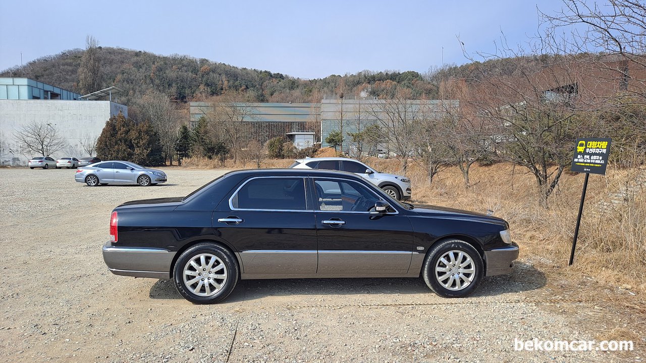 구쿠스, CEO가 해이리까지 고속시험여행, 커피와 맛있는 빵까지, 현대자동차 에쿠스 2006년 3.8L 해이리에서 기념사진|بيكومكار (bekomcar)
