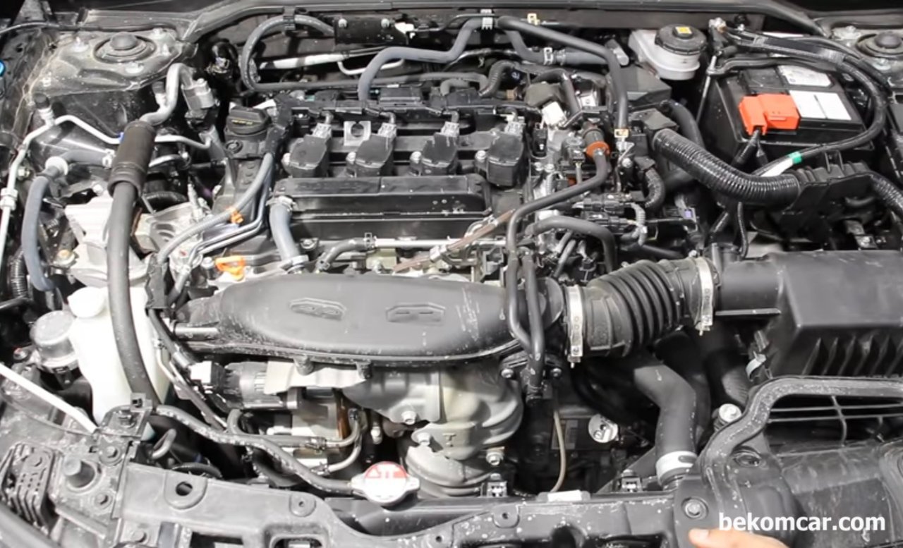 혼다 어코드, 시빅, CR-V 1.5T L15B 엔진룸, 혼다 1.5T 터보엔진룸. 시빅 어코드 CR-V에 사용되고 있다|بيكومكار (bekomcar)