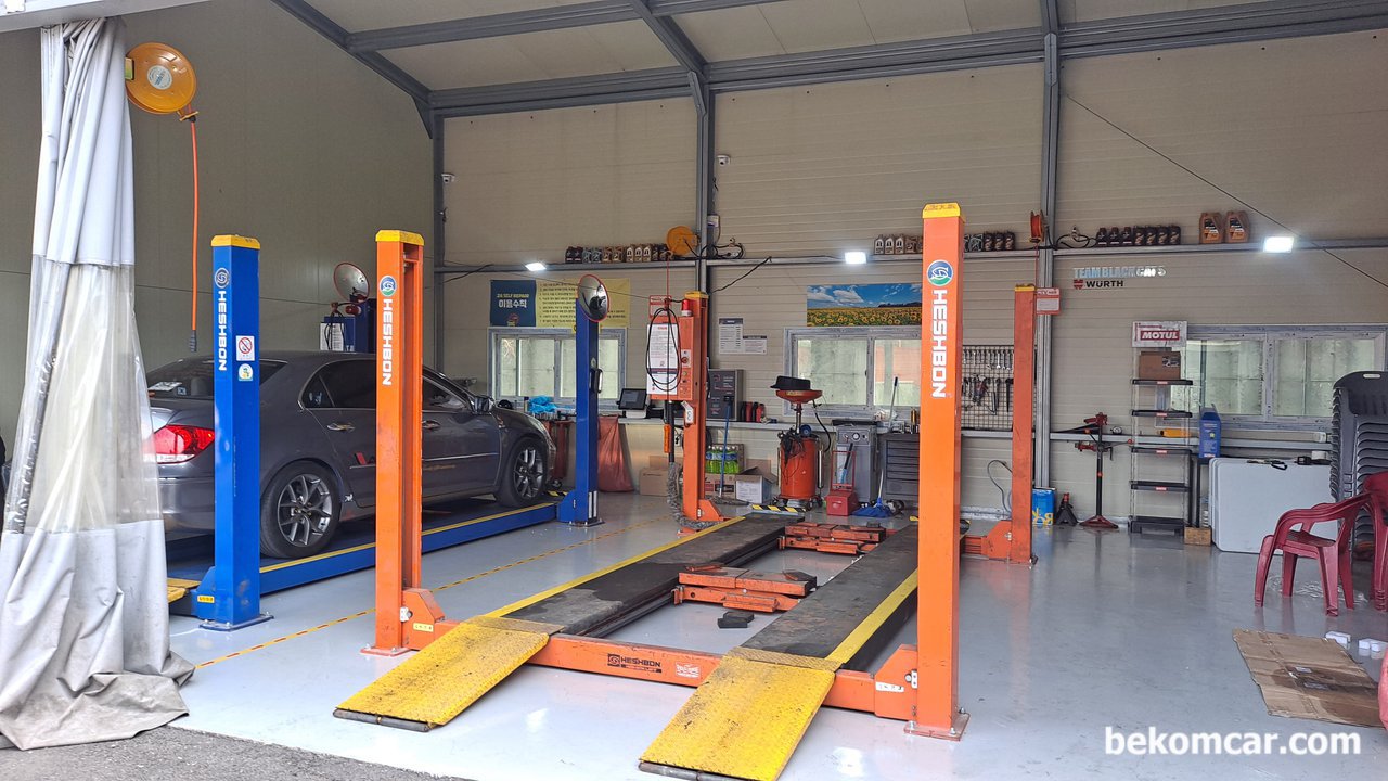 일산에 새로생긴 24시 셀프정비소이다, 일산에 새로생긴 24시 셀프정비소, 간판 및 리프트|bekomcar.com