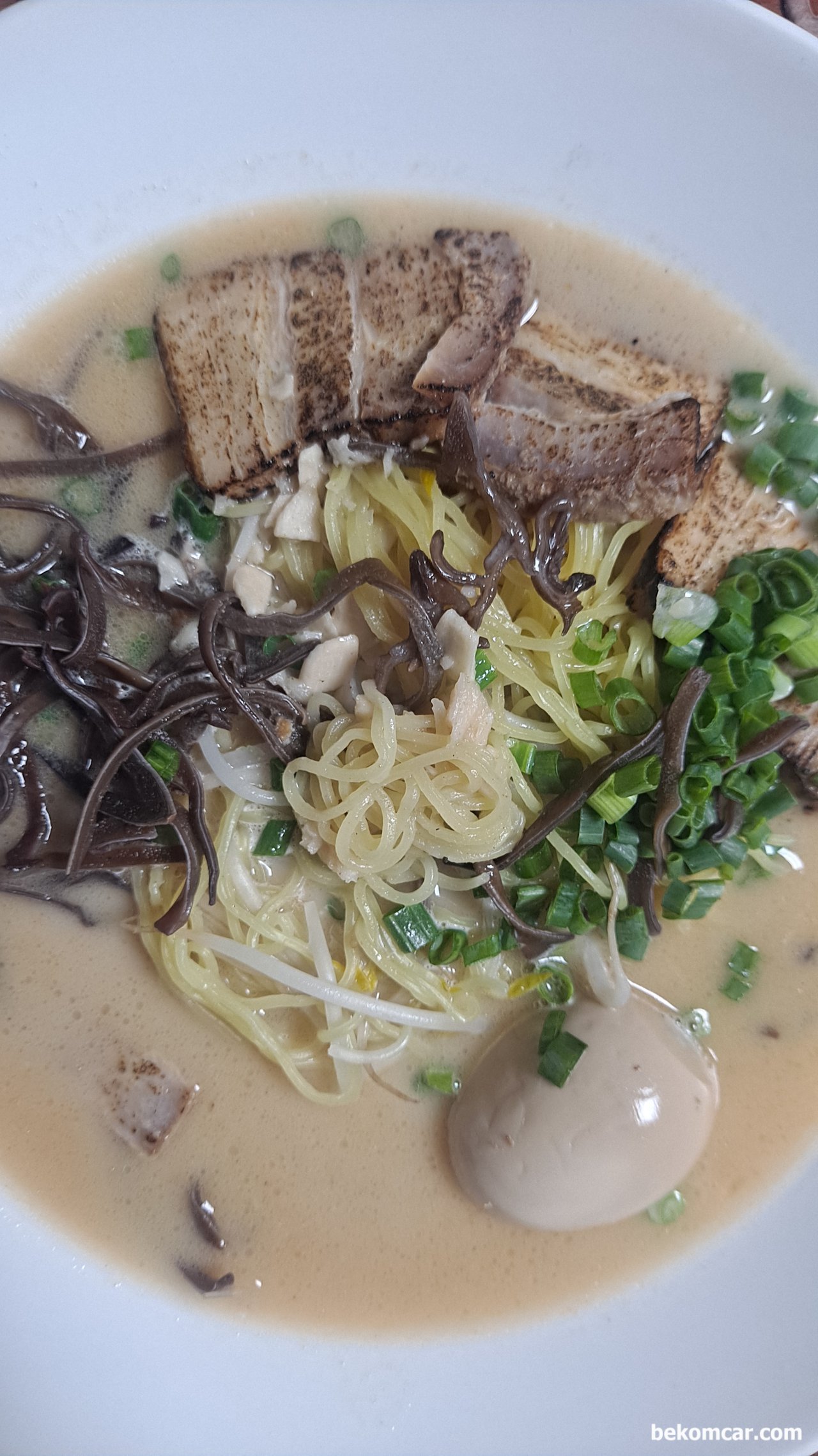 저녁식사, 아들이 해준 맛있는 돈고츠 라면이다, 저녁식사, 아들이 해준 맛있는 돼지고기 돈고츠 라면이다.|베콤카 차량정밀진단
