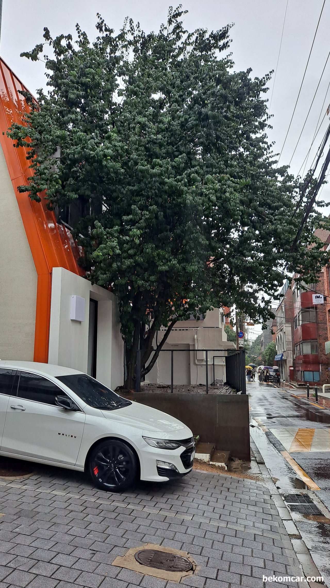 오늘도 장마비가 내린다, 성수동 뚝섬 서울숲 에 있는 디자인연구소 건물|بيكومكار (bekomcar)