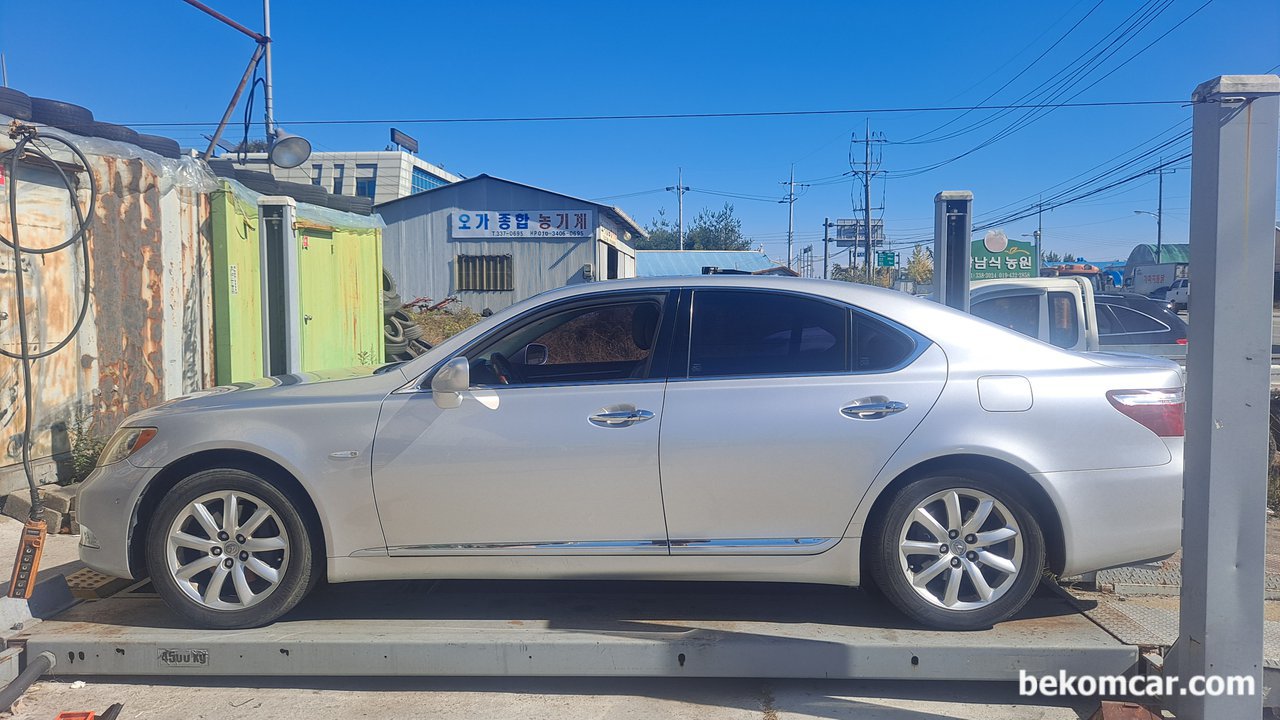 2007년 렉서스 LS460, 고압연료펌프 휘발유가 세고 있다, 2007년 렉서스 LS460 촉매이상, 부동액보충, 고압연료펌프 누유등 점검|베콤카 차량정밀진단