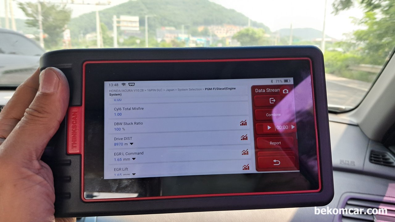 DBW는 전자식 쓰로틀밸브를 의미, 막힘율 100%, DBW는 전자식 쓰로틀밸브를 의미, 막힘율 100%이다. 크리닝후 재 세팅을 해주는것이 권장된다.|بيكومكار (bekomcar)