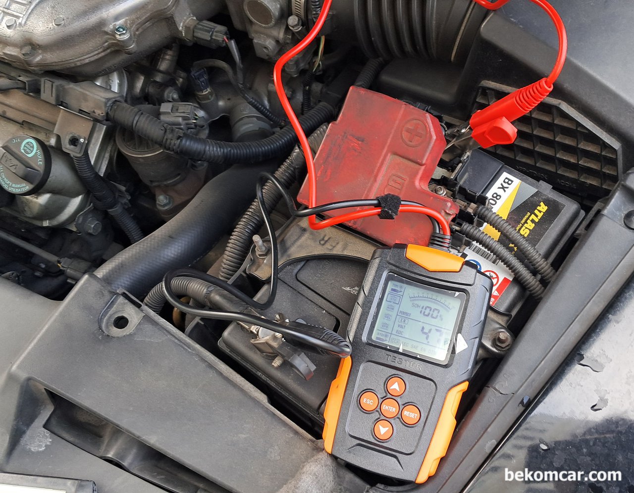 차량이해 - 전기신호의 중요성, 배터리 교환시점은 배터리 측정기를 활용하여 SOH, SOC, CCA, IR등 을 측정하여 배터리 교체할것인지를 결정하는것도 좋을듯 하다.|베콤카 (bekomcar.com)