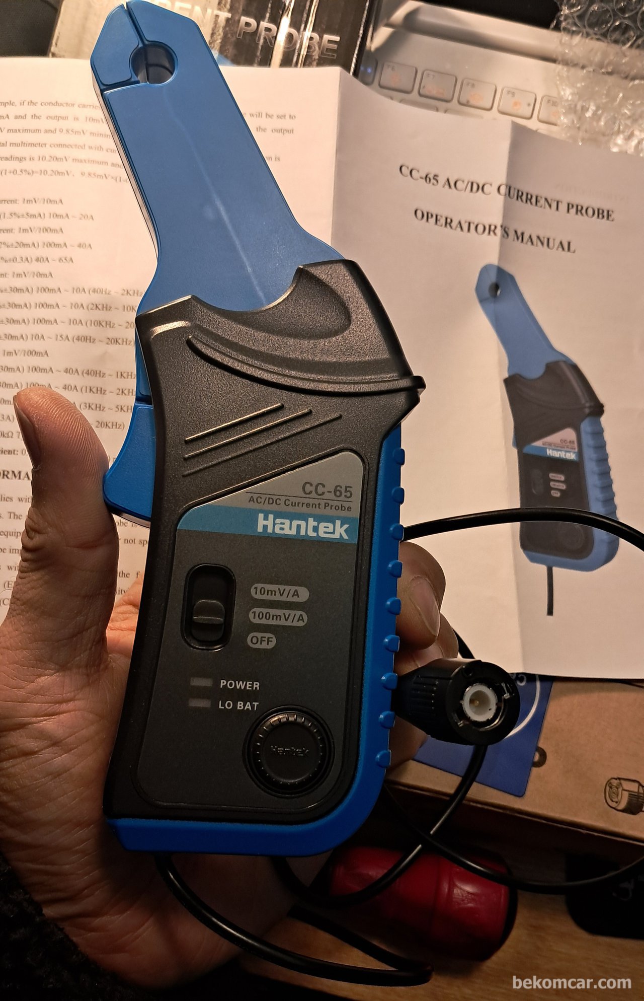 Click for slide show Oscilloscope CC65 AC/DC Current Clamp Probe|bekomcar.com