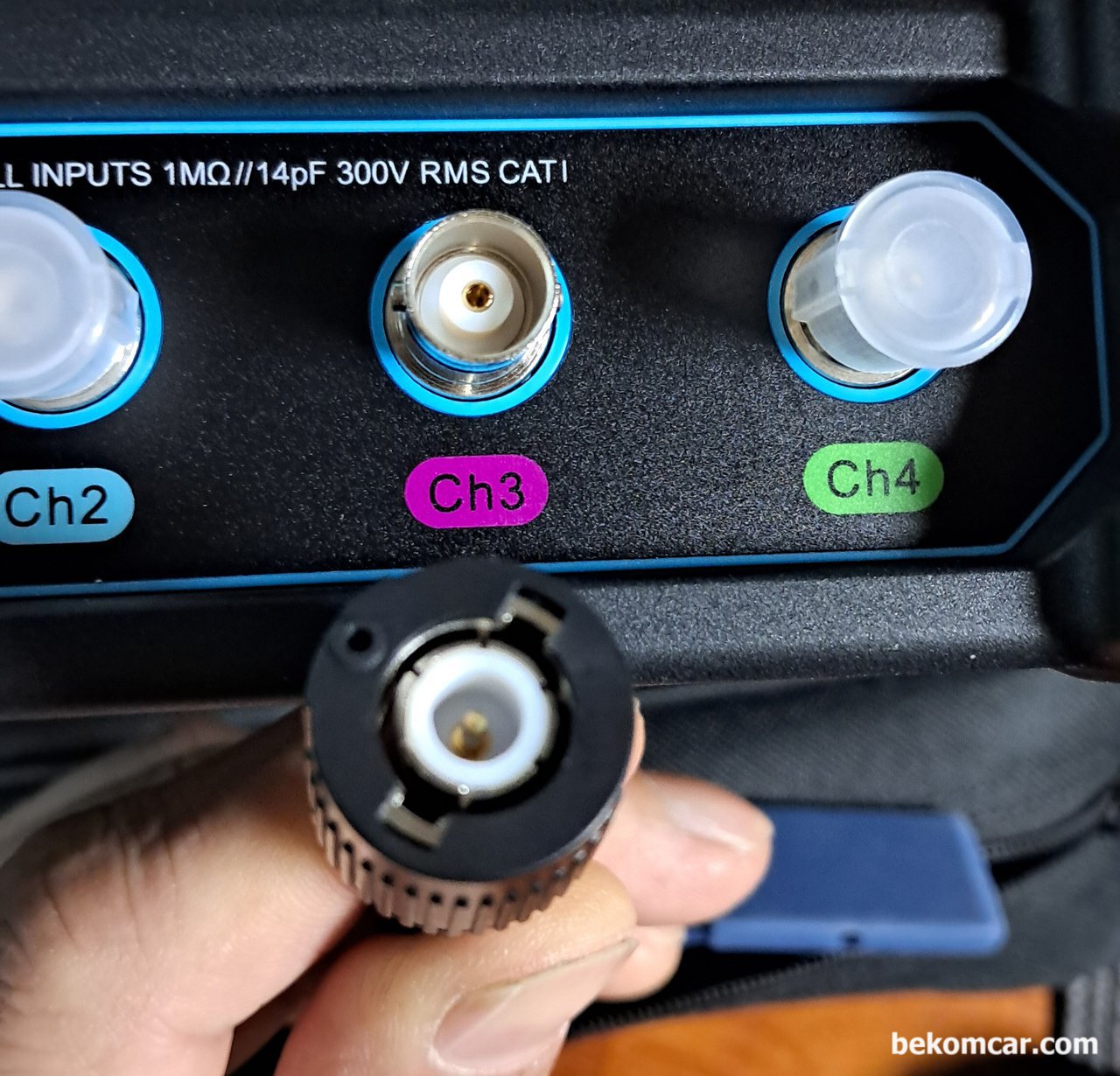 오실로스코프 BNC 암 수 커넥터, Micsig 오실로스코프 Female BNC 코넥터 와 Hantek Signal Probe BNC Male|بيكومكار (bekomcar)