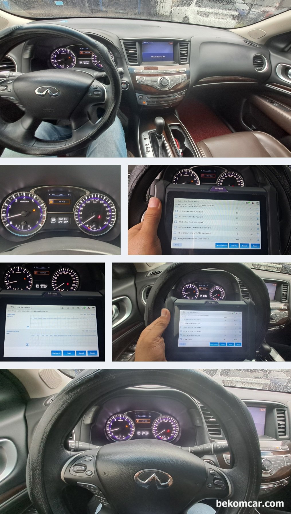 인피니티 QX60 중고차구매전 점검과정 추가자료, 수원자동차 매매단지에서 인피니티 QX60 SUV 차량 구매동행 서비스를 했다. 기록으로 점검사진을 남긴다.|بيكومكار (bekomcar)