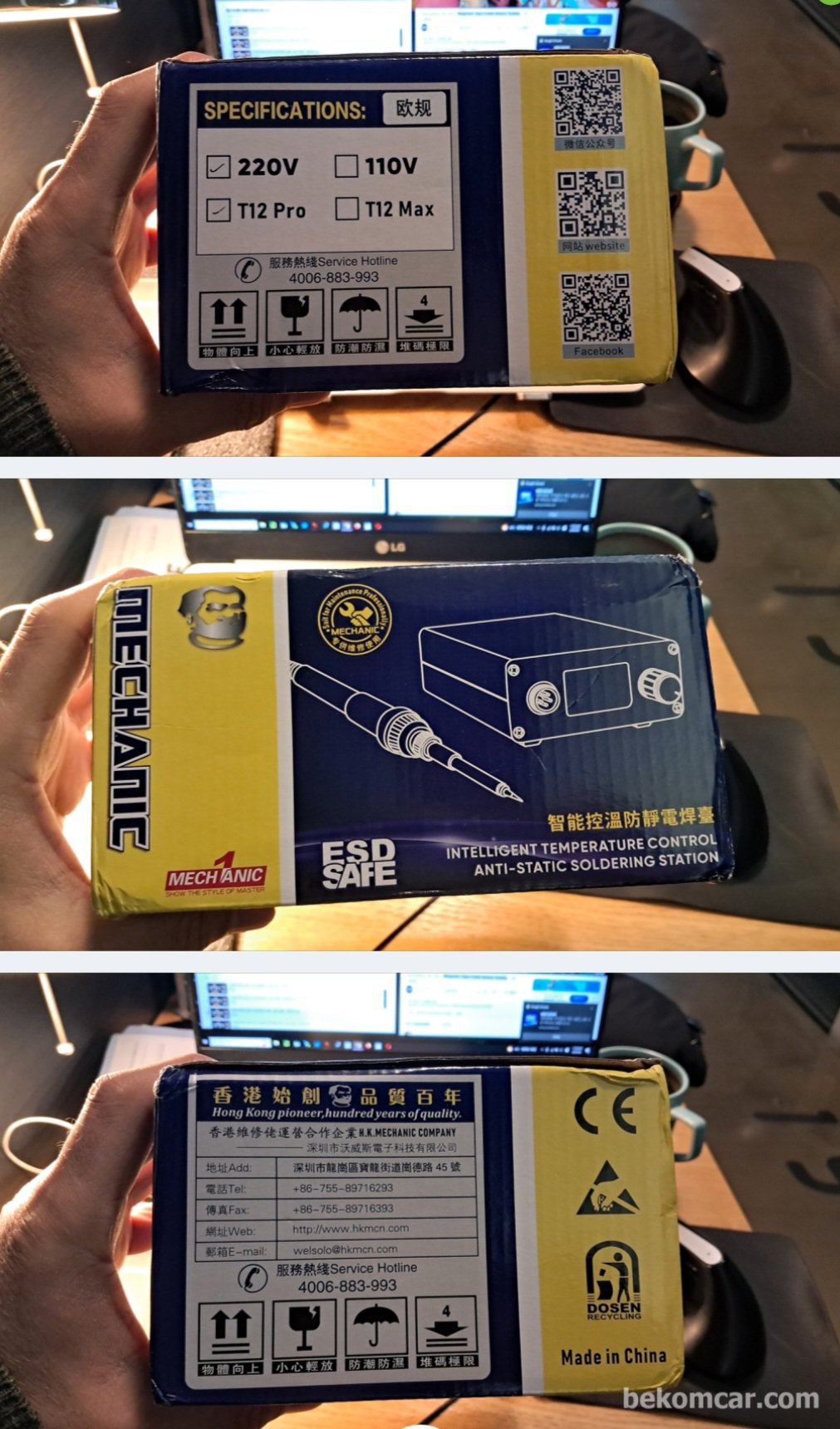 Click for slide show Right Image-납 땜기 MECHANIC T12 Pro Soldering Station|bekomcar.com