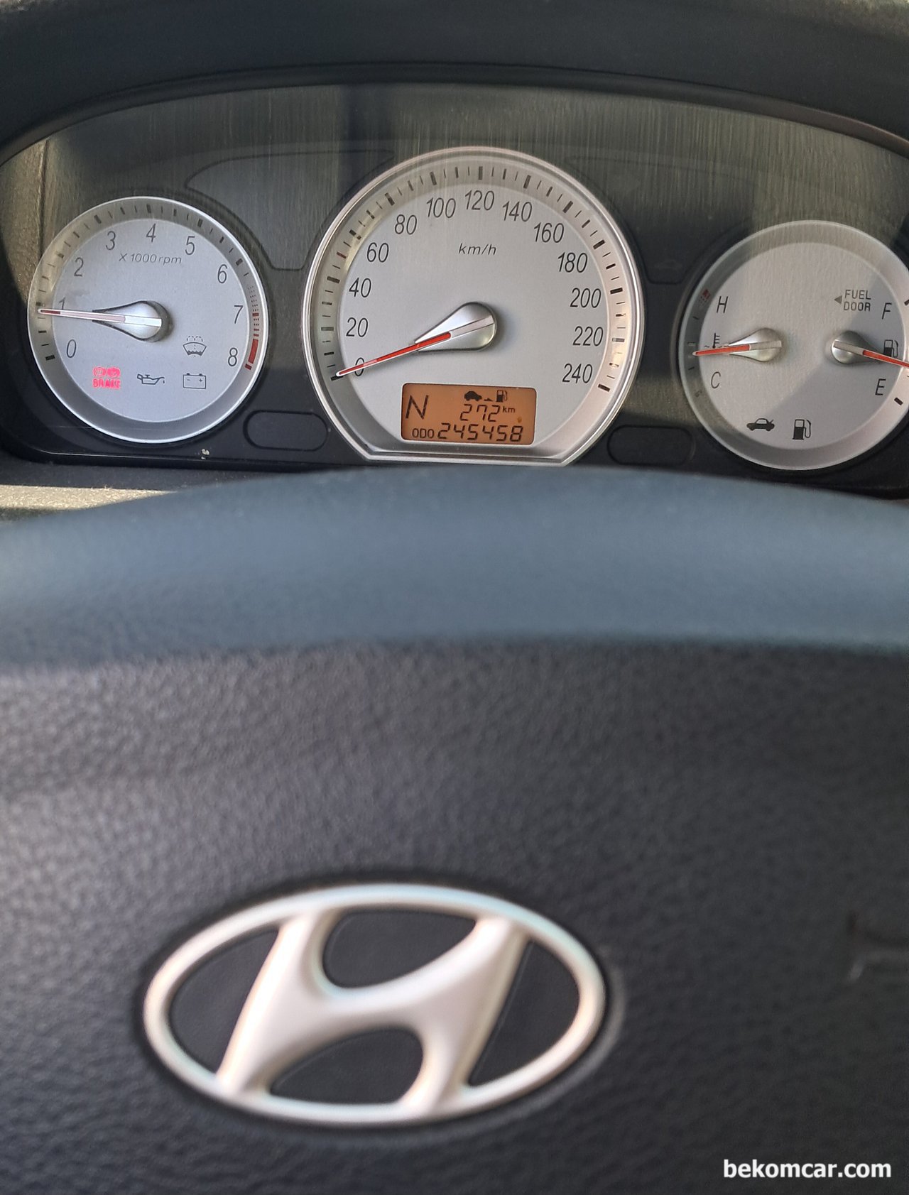 2005년 NF쏘나타 245,458km 종합검사 결과, 대 만족, 2005년 NF쏘나타 245,458km 종합검사 결과, 대 만족이다. 공기과잉률 람다값은 1+-0.1 기준값에 1.02 이다. 1.02람다값은 2% 연료보정값 으로 해석이 된다.|ベコムカー (bekomcar)