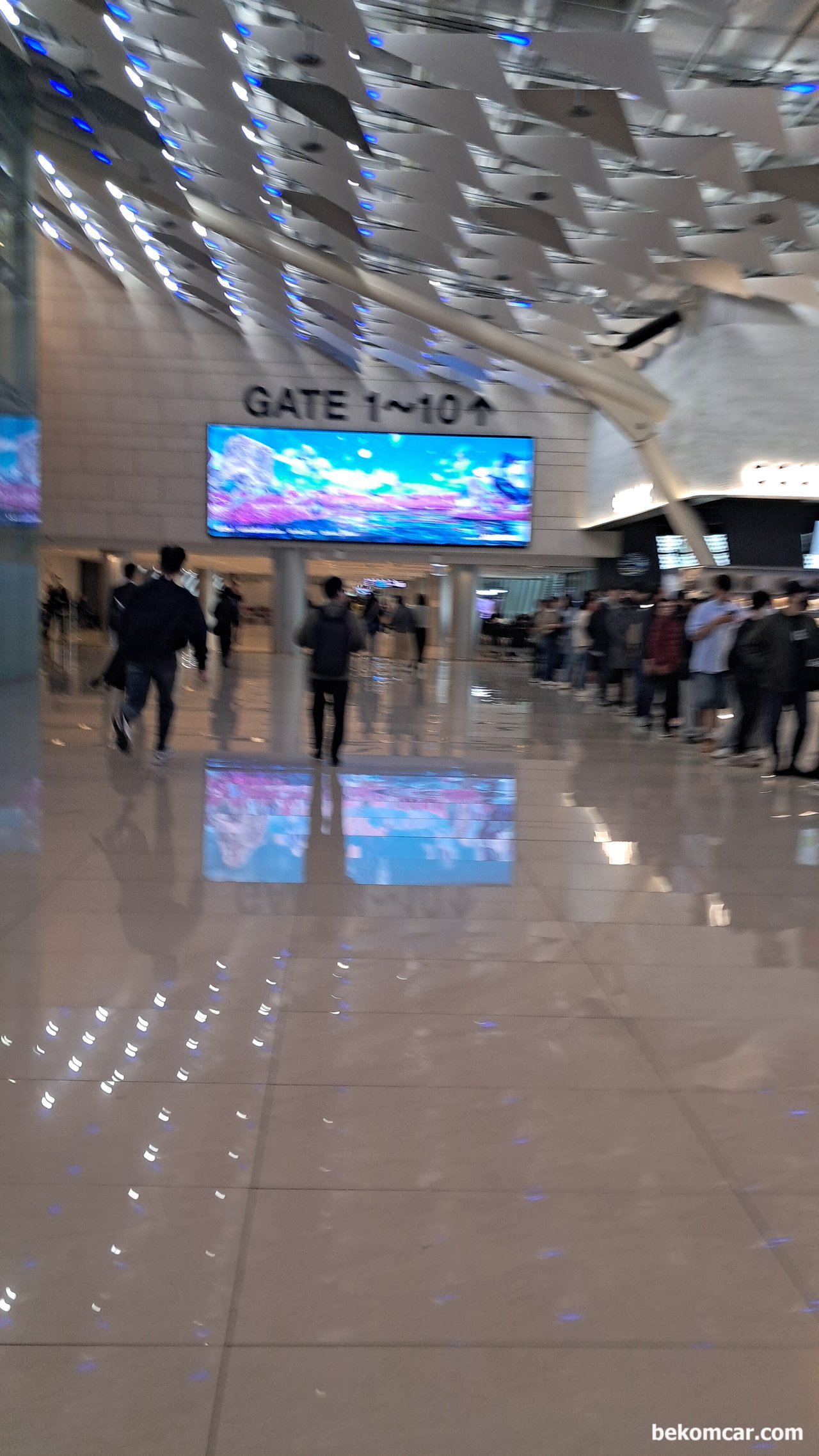 오늘은 여수 출장간다, 여수행 진에어 게이트 7번으로 이동한다|bekomcar.com
