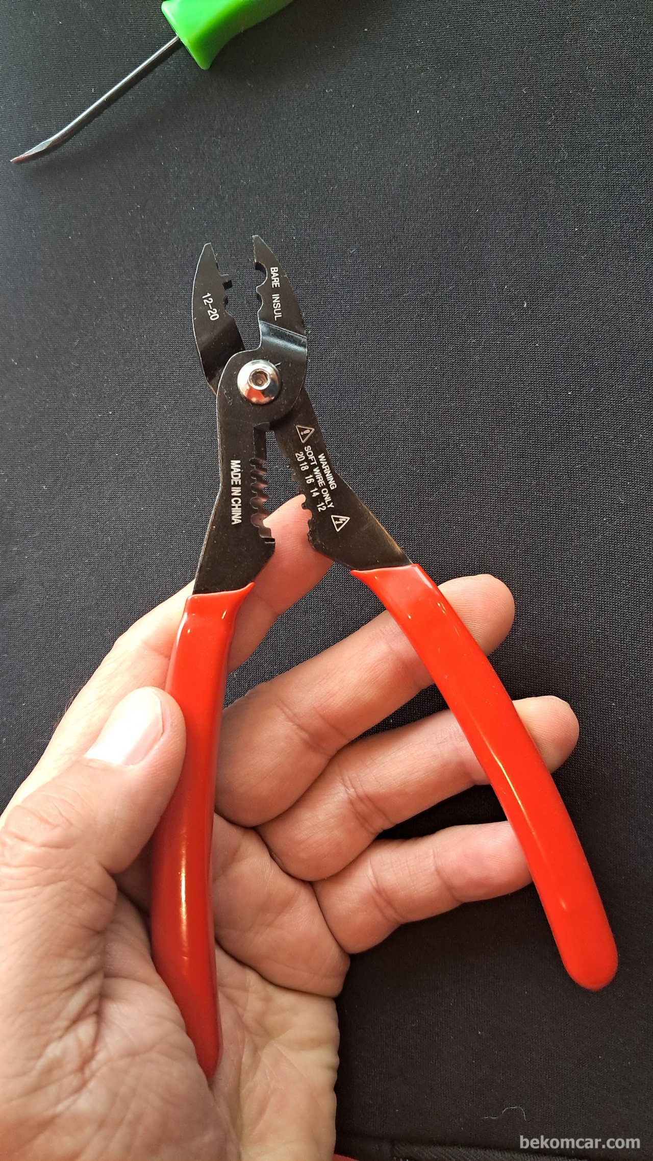 点击幻灯片放映。 Left Image-7in Squeeze Pliers 크림핑 공구|贝科姆汽车 (bekomcar)