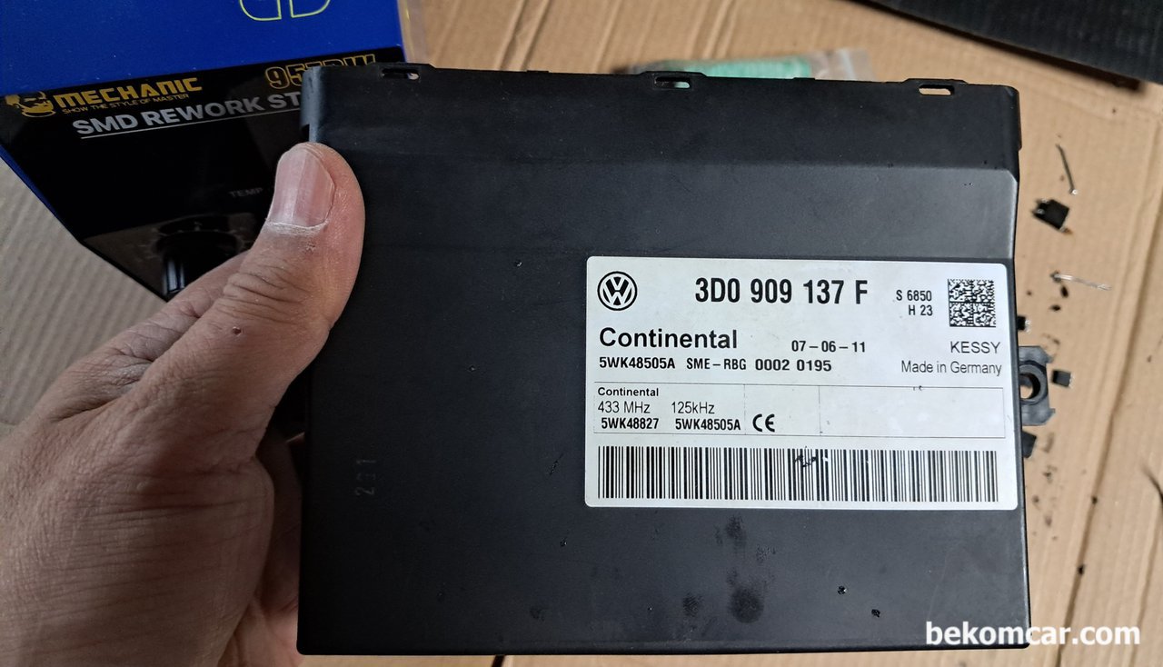 폭스바겐 3D0 909 137 F 5WK48505A & Honda ABS Module ECU PCB, 폭스바겐 3D0 909 137 F 5WK48505A ECU 이다. 지인 정비소에서 가져와서 충분한 실험을 했다. ECU 공급에 몇 주 혹 몇 달 걸리는 경우 수리해서 사용 하는것도 하나의 정비 방법이다.|베콤카 차량정밀진단