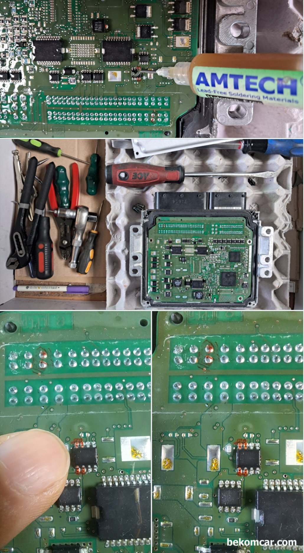 봉고3 간헐적 시동불능, ECU 교체로 정비. ECU 오픈 점검기록, 봉고3 간헐적 시동불능, ECU 교체로 정비. ECU 오픈 점검기록이다. ECU 교체로 시동불능 증상은 정비되었다.|bekomcar.com