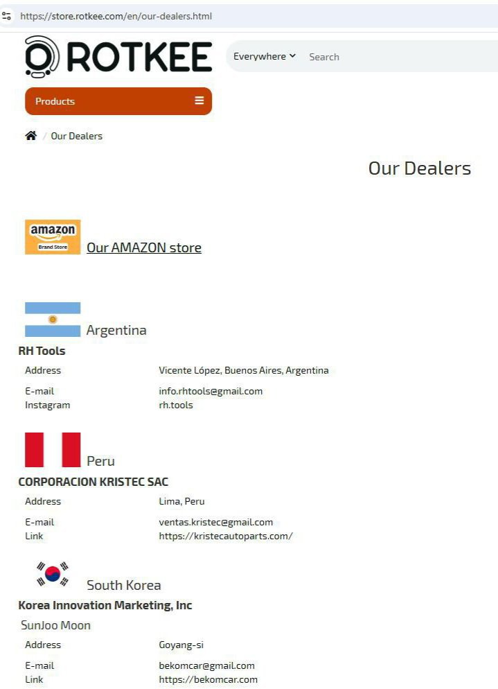 정비사의 필수품 ROTKEE.COM 실린더압축압력 센서 국내유통 계약마무리. 주문접수중, ROTKEE 홈페이지 https://store.rotkee.com/en/our-dealers.html 에 공식적으로 등록되어 국내에 PS16 실린더압축압력 센서등 정비사의 업무를 도와주는 제품 수입 공급을 하고자 합니다.|贝科姆汽车 (bekomcar)