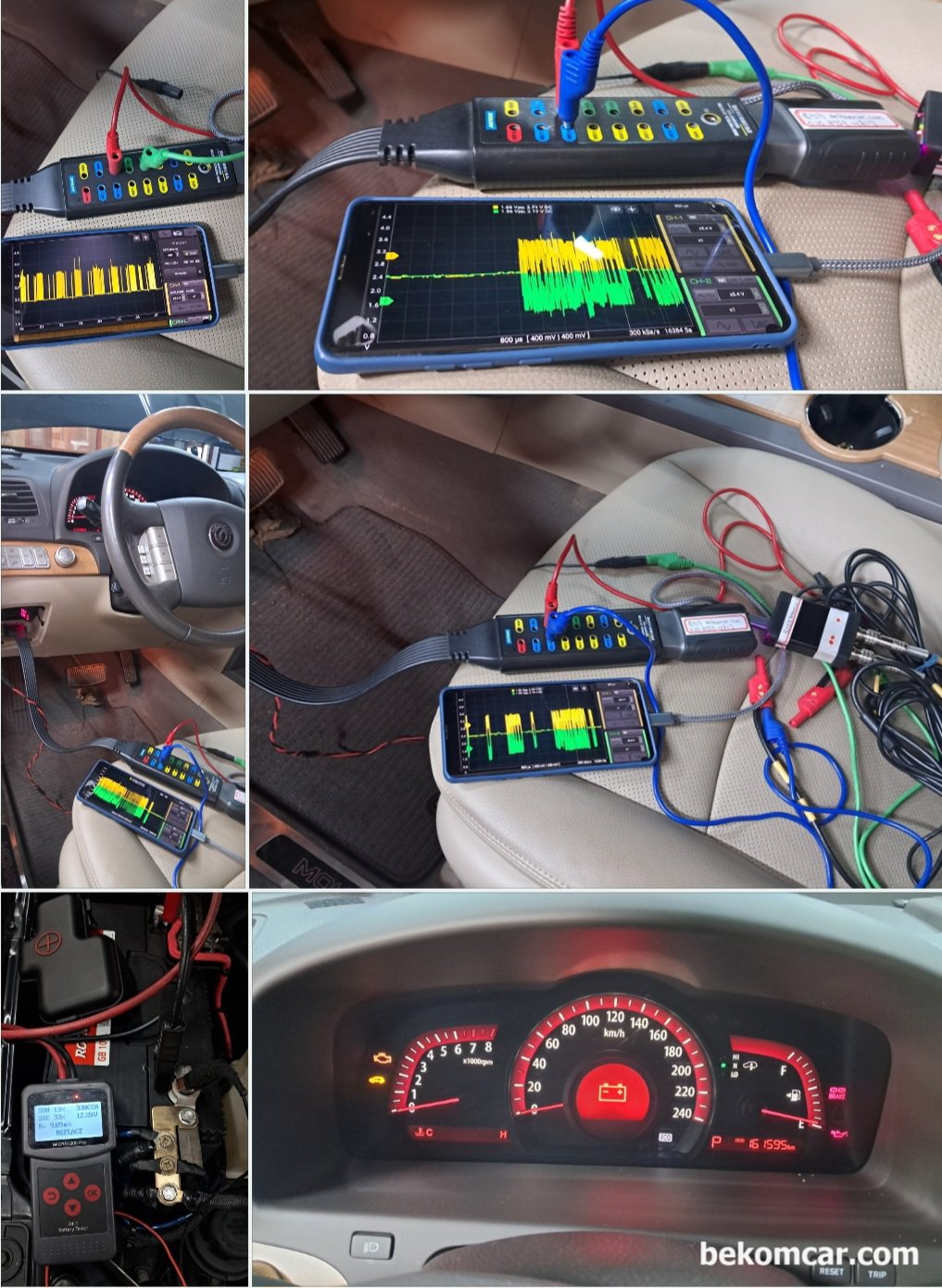 기아자동차 모하비 2011 V8 4.6L 캔 통신진단 과정기록, 기아자동차 모하비 2011 V8 4.6L P2637등 고장코드 관련 캔 통신진단 과정기록이다. 배터리 상태특정부터 시작하여 DLC에서 캔 통신 상태등 기본적인 상태를 파악한다.|بيكومكار  (bekomcar)