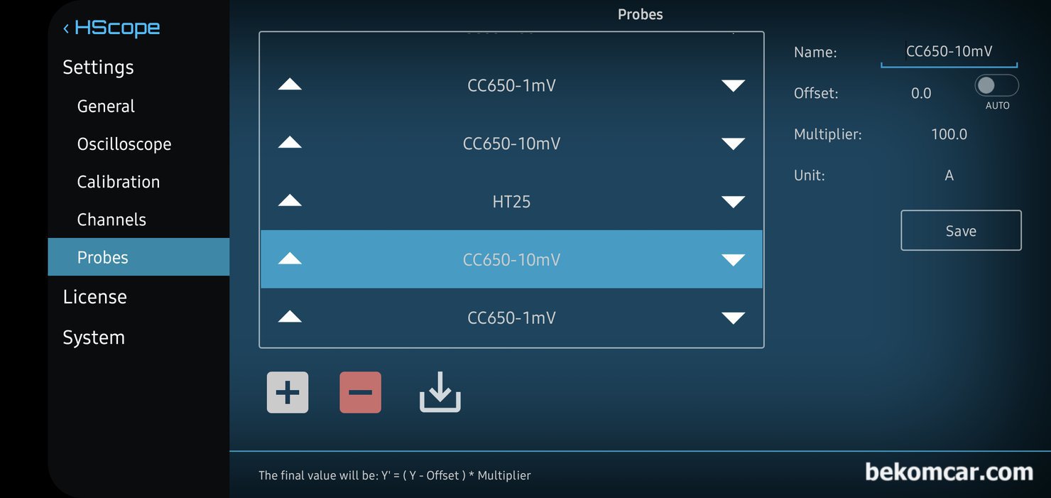 CC650 10mV/A 세팅|贝科姆汽车 (bekomcar)