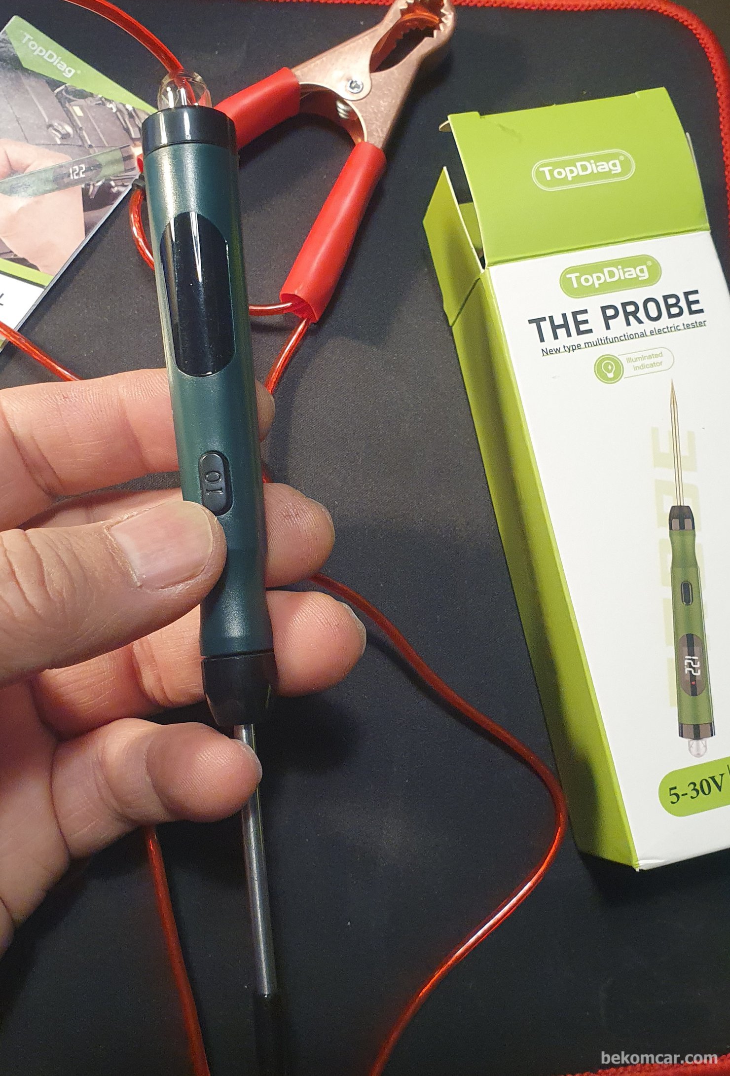 Left Image-TopDiag P50 Circuit Tester 회로 점검 라이트 테스터|بيكومكار  (bekomcar)