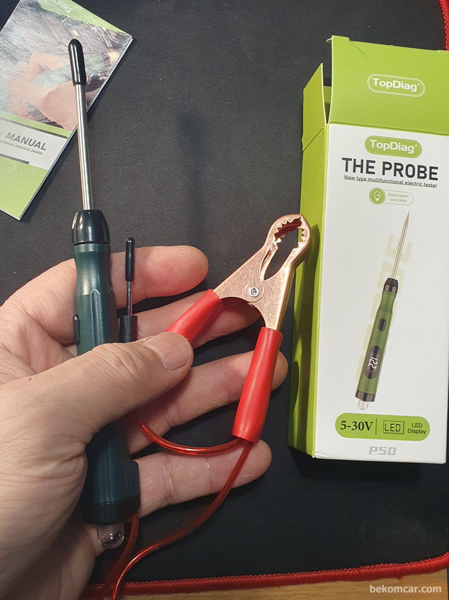 TopDiag P50 Circuit Tester 회로 점검 라이트 테스터|بيكومكار  (bekomcar)