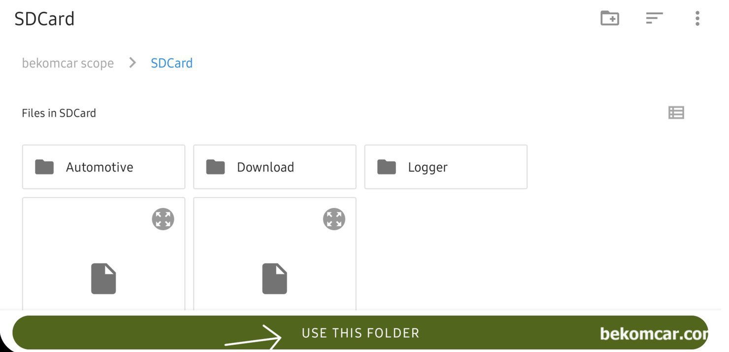 파형저장공간 폴더 선택확인|bekomcar.com