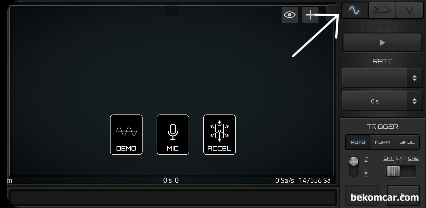 일반 오실로스코프 화면|bekomcar.com