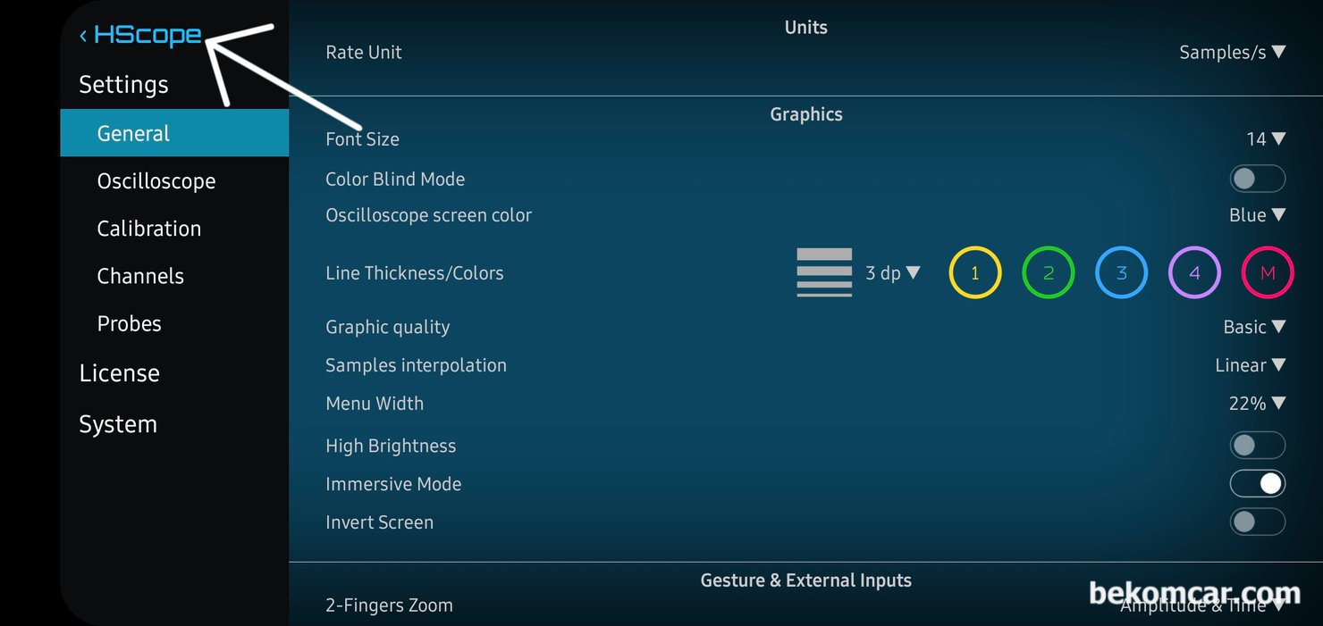 세팅에서 빠져나오기|bekomcar.com