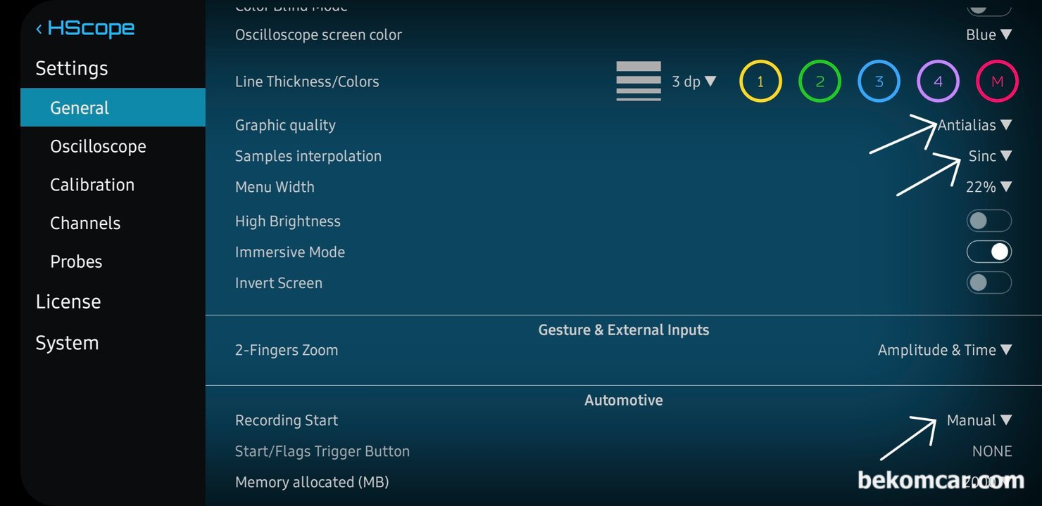 기타기본사항 세팅하기|bekomcar.com