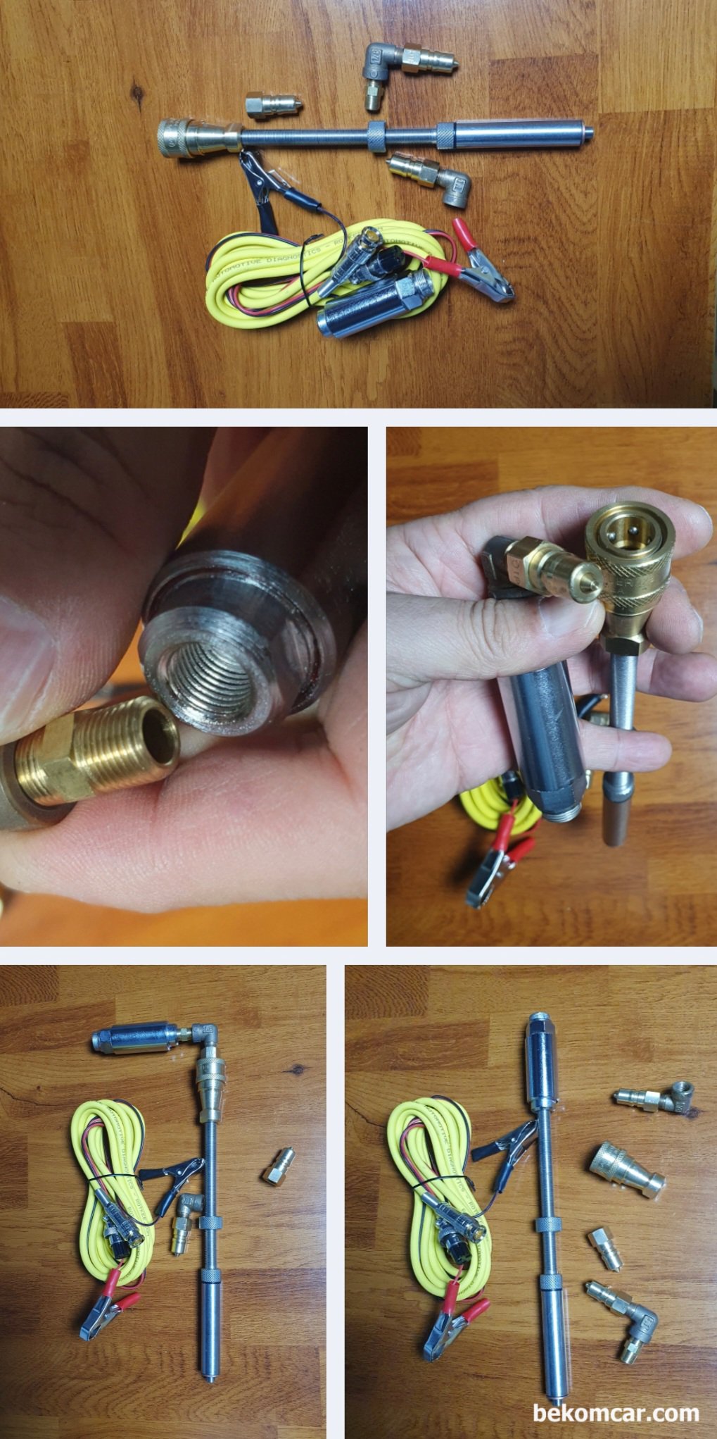 ROTKEE PS100 디젤엔진 실린더압축압력센서 1차 수입분량 도착, ROTKEE PS100 디젤엔진 실린더압축압력센서 1차 수입 분량이 도착했다. 디젤엔진용 실린더압축압력은 휘발유용 실린더압축압력센서 PS16 과 함께 정비사의 필수장비 이다. 디젤엔진용 PS100은 0 ~ 100 Bar 를 지원하며, 아답터는 인젝터용이나 글로우 가 선택적으로 제공된다. 인젝터용 아답처는 국내 엔진 전문기업인 원모터스에서 개발한것을 베콤카에서 원모터스 딜러로서 공급하고 있다.|بيكومكار  (bekomcar)